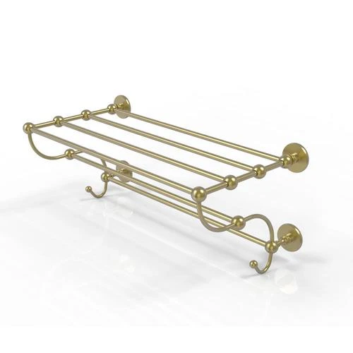Allied Brass Prestige Skyline Satin Brass Wall Mount Towel Rack 3 Allied Brass Prestige Skyline Satin Brass Wall Mount Towel Rack