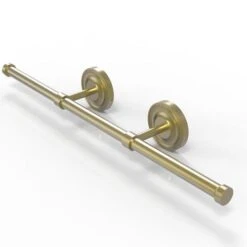 Allied Brass Prestige Regal Collection Wall Mounted Horizontal Guest Towel Holder In Satin Brass