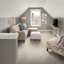 Congoleum ArmorCore LC Ethereal 12-ft W Cut-to-Length Pale Moon Stone Look Low-Gloss Finish Sheet Vinyl