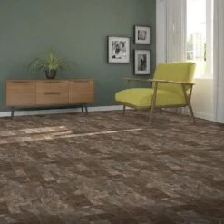 Congoleum ArmorCore LC Terrace Paver 12-ft W Cut-to-Length Fresh Brew Stone Look Low-Gloss Finish Sheet Vinyl