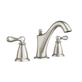 Moen Caldwell Spot Resist Brushed Nickel 2-Handle Widespread WaterSense Bathroom Sink Faucet With Drain 3 Moen Caldwell Spot Resist Brushed Nickel 2-Handle Widespread WaterSense Bathroom Sink Faucet With Drain