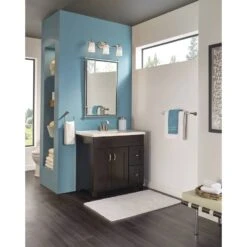 Moen Oxby Spot Resist Brushed Nickel 2-handle 4-in Centerset WaterSense Bathroom Sink Faucet With Drain -Master Locks Shop 026508262924 05103531 1800x1800