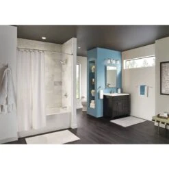 Moen Oxby Spot Resist Brushed Nickel 2-handle 4-in Centerset WaterSense Bathroom Sink Faucet With Drain -Master Locks Shop 026508262924 05103537 1800x1800