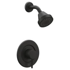 Moen Align Matte Black 1-handle Shower Faucet