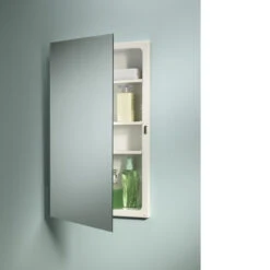 Jensen Horizon 16-in X 26-in Rectangle Recessed Mirrored Medicine Cabinet