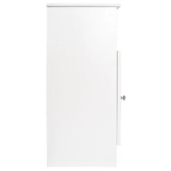 Redmon Contemporary Country Collection 13.38-in W X 27.63-in H X 11.75-in D White MDF Freestanding Linen Cabinet -Master Locks Shop 027061216591 11993788 1800x1800