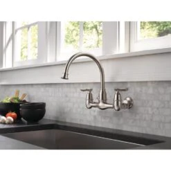 Corin 2-Handle Wall-Mount Kitchen Faucet In Stainless -Master Locks Shop 02ceec32891ecdce2ea5f2870e2fab28 1800x1800