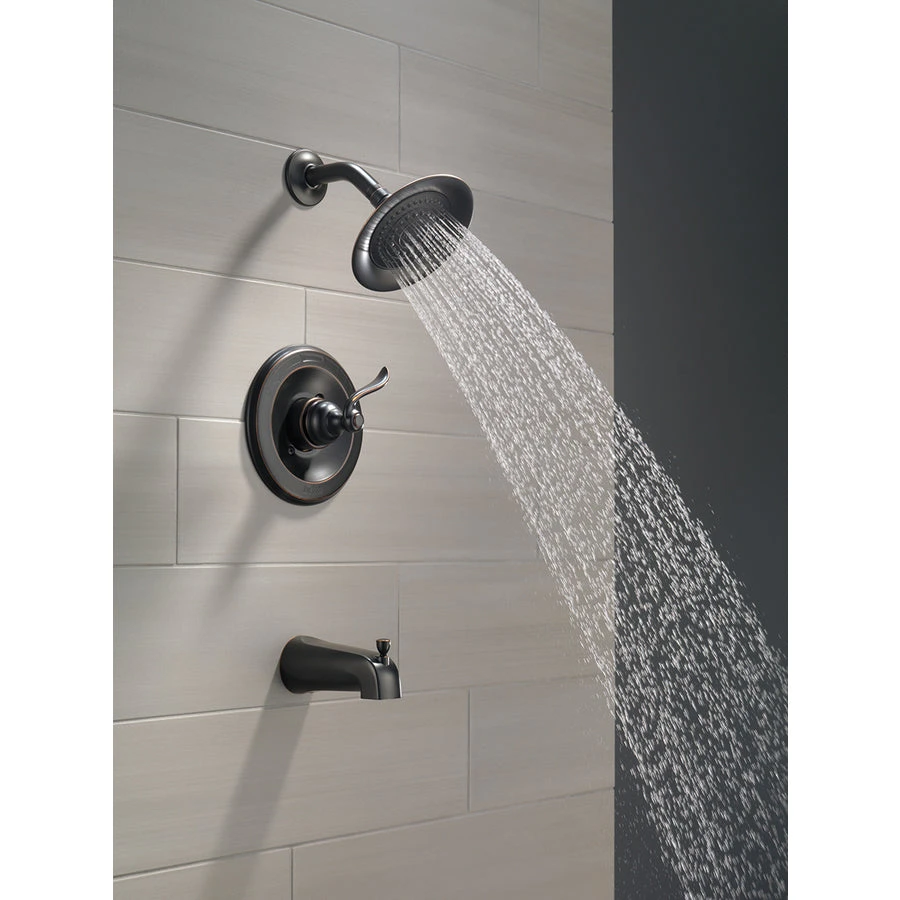 Delta Windemere Oil Rubbed Bronze 1-Handle Bathtub And Shower Faucet 4 Delta Windemere Oil Rubbed Bronze 1-Handle Bathtub And Shower Faucet - Image 2