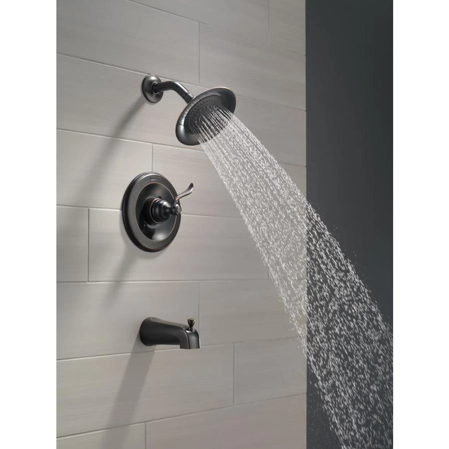 Delta Windemere Oil Rubbed Bronze 1-Handle Bathtub And Shower Faucet 8 Delta Windemere Oil Rubbed Bronze 1-Handle Bathtub And Shower Faucet - Image 6