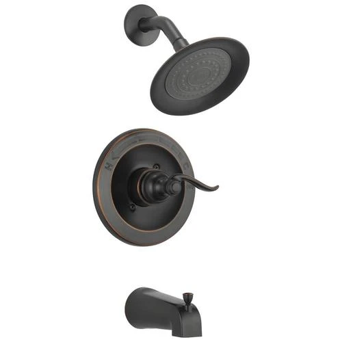 Delta Windemere Oil Rubbed Bronze 1-Handle Bathtub And Shower Faucet 11 Delta Windemere Oil Rubbed Bronze 1-Handle Bathtub And Shower Faucet - Image 9