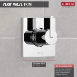 Delta 0.5-in Chrome Bathtub/Shower Diverter