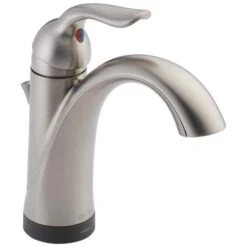 Delta Lahara Touch2Oxt Stainless 1-handle Single Hole/4-in Centerset WaterSense Bathroom Sink Faucet With Drain 25 Delta Lahara Touch2Oxt Stainless 1-handle Single Hole/4-in Centerset WaterSense Bathroom Sink Faucet With Drain -Master Locks Shop 034449643153xl 1800x1800