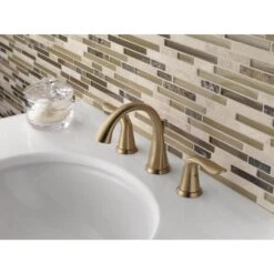 Delta Lahara Champagne Bronze 2-handle Widespread WaterSense Bathroom Sink Faucet With Drain 12 Delta Lahara Champagne Bronze 2-handle Widespread WaterSense Bathroom Sink Faucet With Drain -Master Locks Shop 034449658614 08690354 1800x1800