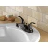 Peerless Choice Oil Rubbed Bronze 2-handle 4-in Centerset WaterSense Bathroom Sink Faucet With Drain -Master Locks Shop 034449692519 12170764 1800x1800