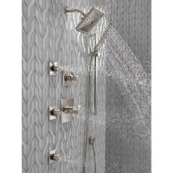 Delta Universal Showering Components Stainless 5-Spray Handheld Shower 1.75-GPM (6.6-LPM) -Master Locks Shop 034449719780 12171372 1800x1800