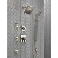 Delta Universal Showering Components Stainless 5-Spray Handheld Shower 1.75-GPM (6.6-LPM) -Master Locks Shop 034449719780 12171373 1800x1800