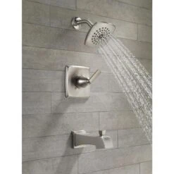 Delta Ashlyn Stainless 1-Handle Bathtub And Shower Faucet -Master Locks Shop 034449737449 12166355 1800x1800