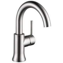 Delta Trinsic Stainless 1-Handle Single Hole WaterSense Bathroom Sink Faucet With Drain -Master Locks Shop 034449776707xl 1800x1800