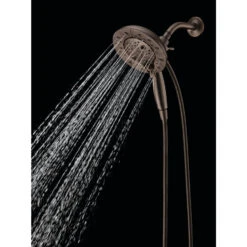 Delta In2ition W/H2Okinetic Venetian Bronze 5-Spray Dual Shower Head 1.75-GPM (6.6-LPM) -Master Locks Shop 034449779661 05249099 1800x1800