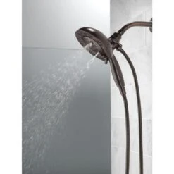 Delta In2ition W/H2Okinetic Venetian Bronze 5-Spray Dual Shower Head 1.75-GPM (6.6-LPM) -Master Locks Shop 034449779661 12315129 1800x1800