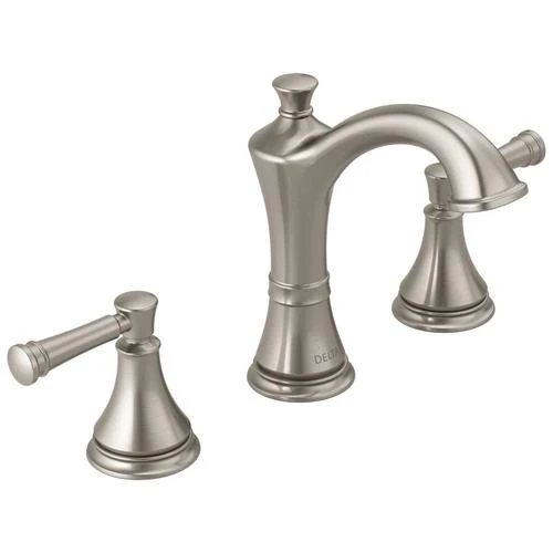 Delta Valdosta Spotshield Brushed Nickel 2-handle Widespread WaterSense Bathroom Sink Faucet With Drain 3 Delta Valdosta Spotshield Brushed Nickel 2-handle Widespread WaterSense Bathroom Sink Faucet With Drain