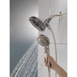 Delta Nura Stainless 1-Handle Shower Faucet With Valve