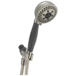 Delta Universal Showering Components Brushed Nickel 5-Spray Handheld Shower 1.75-GPM (6.6-LPM) -Master Locks Shop 034449859516xl 1800x1800