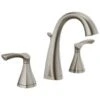 New Lower Price; Delta Sandover Spotshield Brushed Nickel 2-Handle Widespread WaterSense Bathroom Sink Faucet With Drain -Master Locks Shop 034449871082 1800x1800