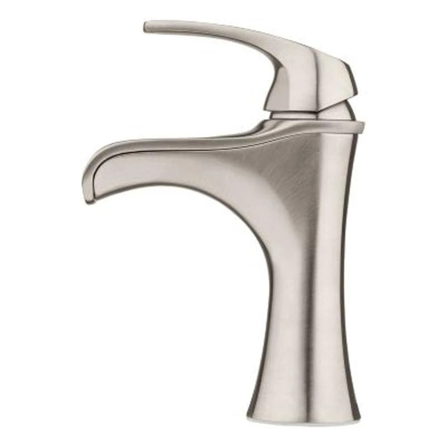 Pfister Jaida Brushed Nickel 1-handle Single Hole/4-in Centerset WaterSense Bathroom Sink Faucet With Drain 12 Pfister Jaida Brushed Nickel 1-handle Single Hole/4-in Centerset WaterSense Bathroom Sink Faucet With Drain - Image 10