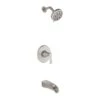 Pfister Jaida Spot Defense Brushed Nickel 1-handle Bathtub And Shower Faucet With Valve