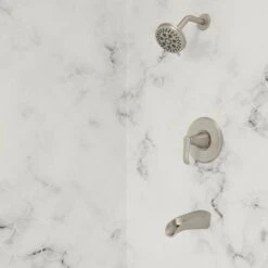 Pfister Jaida Spot Defense Brushed Nickel 1-handle Bathtub And Shower Faucet With Valve -Master Locks Shop 038877637579 09999567 1800x1800