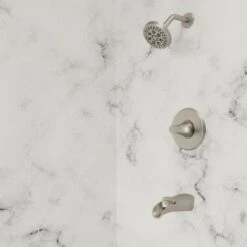 Pfister Jaida Spot Defense Brushed Nickel 1-handle Bathtub And Shower Faucet With Valve -Master Locks Shop 038877637579 09999568 1800x1800