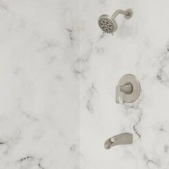 Pfister Jaida Spot Defense Brushed Nickel 1-handle Bathtub And Shower Faucet With Valve -Master Locks Shop 038877637579 16802140 1800x1800