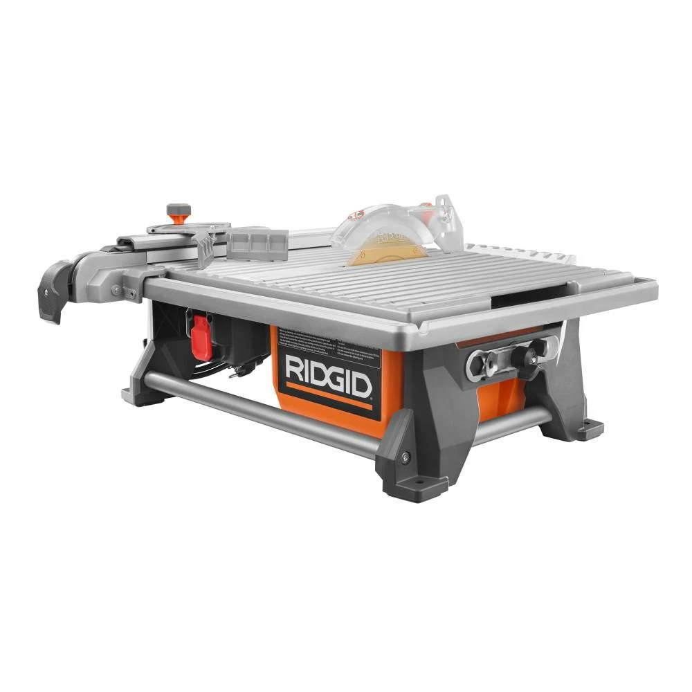 RIDGID 6.5 Amp Corded 7 In. Table Top Wet Tile Saw With Gel-Foam Knee Pads 5 RIDGID 6.5 Amp Corded 7 In. Table Top Wet Tile Saw With Gel-Foam Knee Pads - Image 3