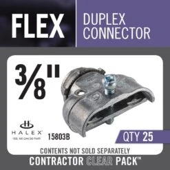 3/8 In. Flexible Metal Conduit (FMC) Duplex Connector (25-Box) -Master Locks Shop 0401b14525f4fda83734cbf58666e52b 1800x1800