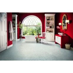 Armstrong Flooring Alterna 14-piece 16-in X 16-in Groutable Carrera Marble Gray Glue (Adhesive) Vinyl Tile