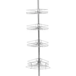 Zenith 97-in H Steel Chrome Tension Pole Freestanding Shower Caddy 13 Zenith 97-in H Steel Chrome Tension Pole Freestanding Shower Caddy -Master Locks Shop 043197133120xl 1800x1800