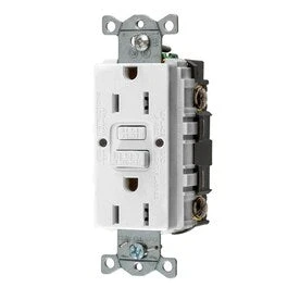 Hubbell White 15-Amp Decorator GFCI Residential/Commercial (3-Pack) Outlet 3 Hubbell White 15-Amp Decorator GFCI Residential/Commercial (3-Pack) Outlet