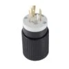 Hubbell 30-Amp-Volt Black/White 4-Wire Grounding Plug -Master Locks Shop 050169986998 1800x1800