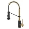 Single-Handle Pull-Down Kitchen Faucet With Dual Function Sprayhead In Spot Free Antique Champagne Bronze/Matte Black -Master Locks Shop 05245663a4852c83c030d23a80e33e77 1800x1800