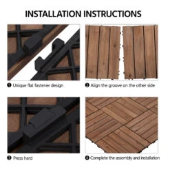 Easyfashion 12x12" Deck Tiles Patio Pavers Wood Flooring Tiles Indoor Outdoor 27pcs -Master Locks Shop 06ce0b69 d1ae 408e aae4 501efa386b44.a12c5be07d6174fe533005558706be8e 1800x1800