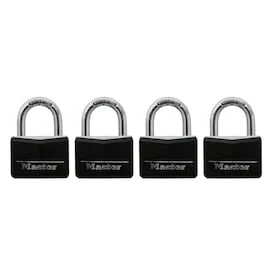 Master Lock 4-Pack 1.78-in Aluminum Keyed Padlock 3 Master Lock 4-Pack 1.78-in Aluminum Keyed Padlock
