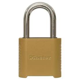 Master Lock 2.11-in Brass Combination Padlock 3 Master Lock 2.11-in Brass Combination Padlock