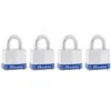 Master Lock 4-Pack 1.56-in Steel Keyed Padlock -Master Locks Shop 071649322402 1800x1800