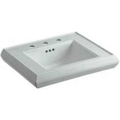 KOHLER Memoirs 24 In. Ceramic Pedestal Sink Basin In White With Overflow Drain 13 KOHLER Memoirs 24 In. Ceramic Pedestal Sink Basin In White With Overflow Drain -Master Locks Shop 087067352326c80d754ee8b2f9513ab4 1800x1800
