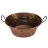 Premier Copper Products Oval Bucket Hammered Copper Vessel Sink With Handles In Oil Rubbed Bronze -Master Locks Shop 08be6cf6759b0f17d5b2db22eec19ac9 1800x1800