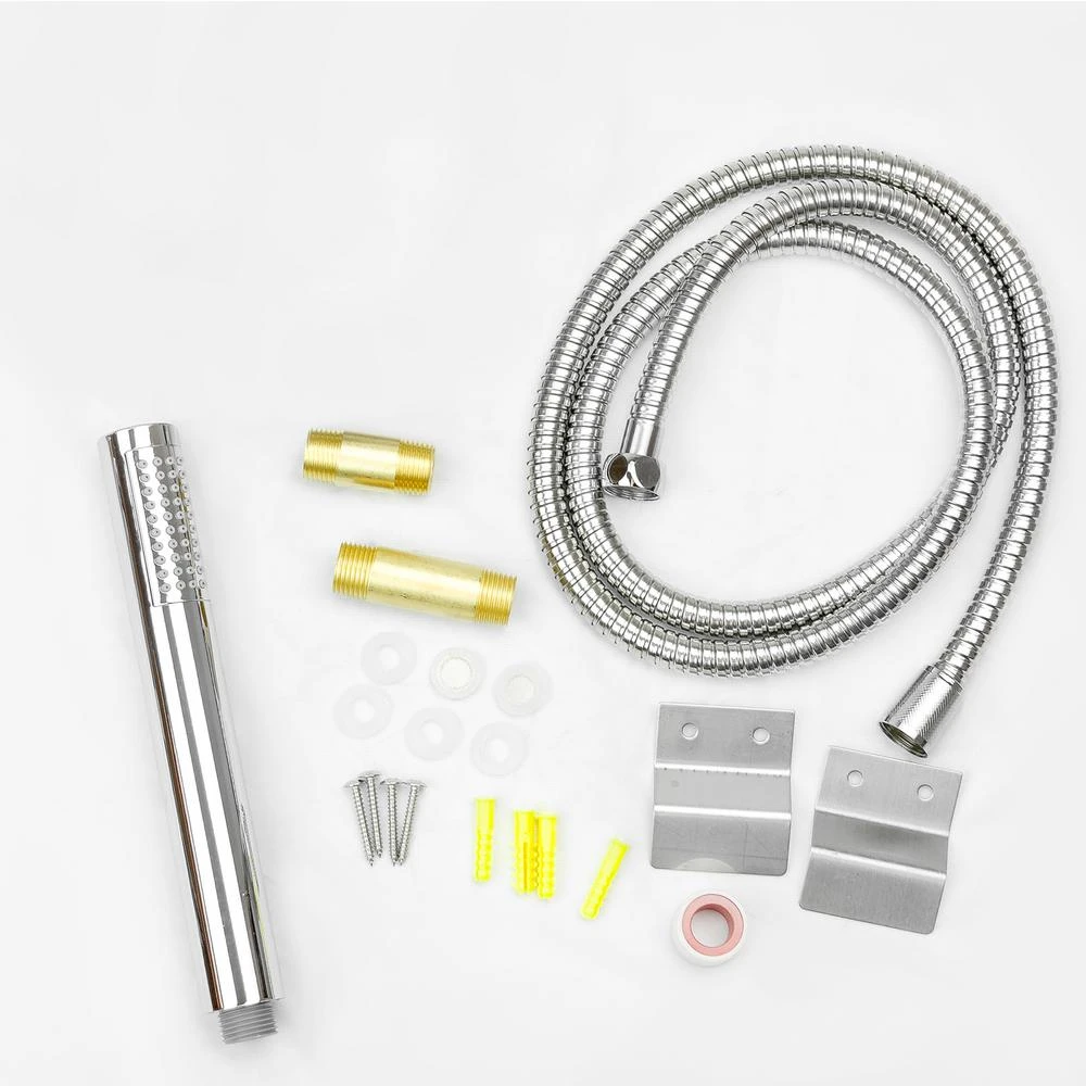 39 In. 2-Jet Easy Connect Shower Panel System In Stainless Steel With Rainfall Waterfall Shower Head And Shower Wand 14 39 In. 2-Jet Easy Connect Shower Panel System In Stainless Steel With Rainfall Waterfall Shower Head And Shower Wand - Image 12