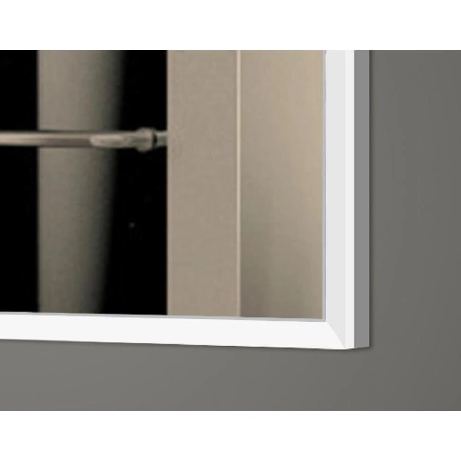 Lighted IMPRESSIONS Kona 23.625-in X 27.625-in Rectangle Recessed Mirrored Medicine Cabinet With Outlet And Lights 4 Lighted IMPRESSIONS Kona 23.625-in X 27.625-in Rectangle Recessed Mirrored Medicine Cabinet With Outlet And Lights - Image 2