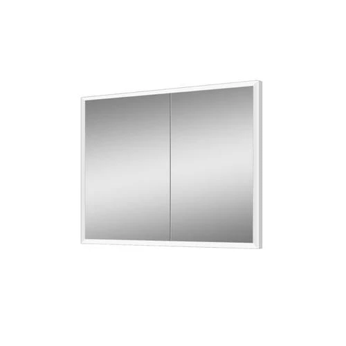 Lighted IMPRESSIONS Kona 23.625-in X 27.625-in Rectangle Recessed Mirrored Medicine Cabinet With Outlet And Lights 6 Lighted IMPRESSIONS Kona 23.625-in X 27.625-in Rectangle Recessed Mirrored Medicine Cabinet With Outlet And Lights - Image 4