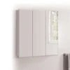 Style Selections 30.25-in X 29.75-in Square Surface Mirrored Medicine Cabinet